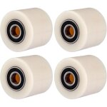 Lot de 4 roulettes de transpalette polyamide nylon 80 x 70 mm roue de transpalette en polyur�thane, avec ...