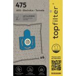 Lot de 4 sacs aspirateur tornado et aeg topfilter premium