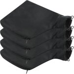 Lot de 4 sacs  poussire pour scie  onglet en aluminium 255 avec fermeture clair et support filaire ...