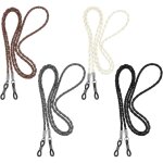 Lot de 4 sangles de lunettes en cuir multicolores pour lunettes de soleil pour homme et femme - cha�ne ...