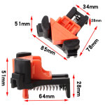 Lot de 4 serre - joints � angle droit 5 - 22 mm, � ressort, � 90 degr�s, pour angles, joints en t, cadres ...