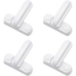 Lot de 4 serrures loquets bloque poignee scurit domestique supplmentaire remplacement pour maison portes ...