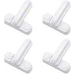 Lot de 4 serrures loquets bloque poignee s�curit� domestique suppl�mentaire remplacement pour maison ...