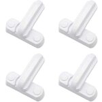 Lot de 4 serrures loquets bloque poignee s�curit� domestique suppl�mentaire remplacement pour maison ...