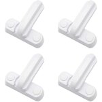 Aiperq - lot de 4 serrures loquets bloque poignee scurit domestique supplmentaire remplacement pour ...