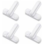Lot de 4 serrures loquets bloque poignee scurit domestique supplmentaire remplacement pour maison ...