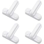 Lot de 4 serrures loquets bloque poignee s�curit� domestique suppl�mentaire remplacement pour maison ...