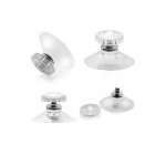 M - e - lot de 4 socles � ventouses avec leurs vis pour antenne uhf omnidirectionnelle - pour camping ...