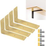 Lot de 4 supports d'tagre flottants de 17. 5 cm, querres d'angle en forme de l  angle droit  90 ...