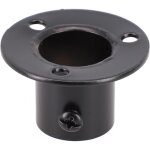 Lot de 4 supports d'extrmit de tringle de placard en acier inoxydable pour rideau de douche, penderie ...