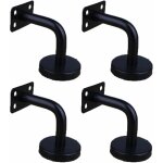 Lot de 4 supports de main courante en acier inoxydable pour montage mural supports de rampe d'escalier ...