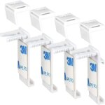 Lot de 4 supports de serrage pour store enrouleur double sans per�age accessoires de rechange pour pvc, ...