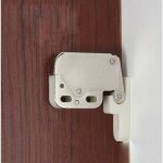 ?lot de 4? syst�me de pression automatique � ressort push - in touch lock mini tip latch serrure de s�curit� ...