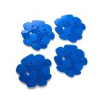 Msv - lot de 4 tapis antiderapants de douche ou baignoire pvc galets 12x13cm bleu marine Msv - lot de 4 tapis antiderapants de douche ou baignoire pvc galets 12x13cm bleu marine