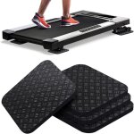 Lot de 4 tapis de course antid�rapants double face anti vibrations pour tapis de course, tapis de marche, ...