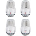 Lot de 4 t�tes thermostatiques, t�te de rechange pour vanne de radiateur m30 x 1, 5, vanne de radiateur ...