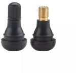 Lot de 4 tiges de valve de pneu sans chambre � air en caoutchouc tr412 universelles � clipser pour pneus ...
