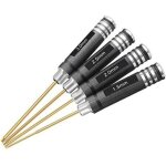 Lot de 4 tournevis hexagonaux 1, 5 mm, 2, 0 mm, 2, 5 mm, 3, 0 mm, kit d'outils pour multi - axes fpv ...