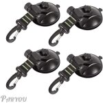 Lot de 4 ventouses d'ancrage avec fixation � ventouse pour voiture, camping, bache, accessoire ventouse ...