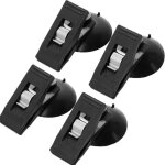 Lot de 4 ventouses � ventouse - avec pince pour ticket de voiture - �tanche et r�utilisable - pour voiture, ...