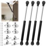 Lot de 4 v�rins � gaz 150 n, ressorts hydrauliques pour meubles, adapt�s aux bars de cuisine, caissons ...