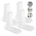 Lot de 4 verrous de s�curit� enfant pour poign�es de porte, protection anti - ouverture