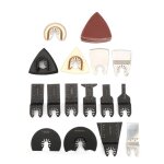 Kkmoon - lot de 40 accessoires pour scie oscillante multifonction - lames et pices de rechange - compatible ...