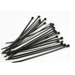 Lot de 40 attaches c�bles rilsan noirs 550 mm x 9 mm ? fixation s�curis�e pour c�bles ? r�sistantes aux ...