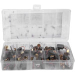 Lot de 40 balais de charbon pour moteurs �lectriques, 10 tailles assorties, en graphite et cuivre, pour ...