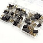 Lot de 40 balais de charbon pour moteur �lectrique, 10 tailles, universels, pour perceuse, machine, pour ...