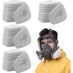 Lot de 40 masques respiratoires 3m filtre d'insertion 5n11 cn, ouate filtrante 5n11cn, filtre en coton, ...