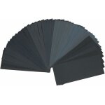 Deesse shop - lot de 40 papiers abrasifs 4 x 10 grain extra - fin 320 / 400 / 600 / 800 / 1000 / 1200 ...