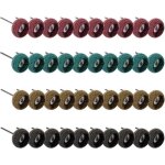 Lot de 40 roues de polissage abrasives pour outil rotatif dremel, meuleuse d'�tabli � bois, grain 80 ...