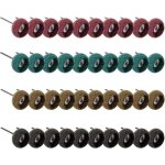 Lot de 40 roues de polissage abrasives pour outil rotatif dremel, meuleuse d'tabli  bois, grain 80 ...