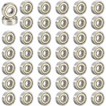 Lot de 40 roulements � billes 608 zz, 608 roulements � billes 8 mm x 22 mm x 7 mm m�tal double shield ...