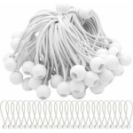 Lot de 40 tendeur elastique cordons Élastiques avec boules sandow elastique boules elastiques pour chapiteaux, ... Lot de 40 tendeur elastique cordons Élastiques avec boules sandow elastique boules elastiques pour chapiteaux, ...