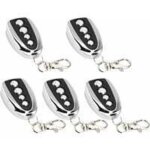 Lot de 5 / 10 ouvre - porte de garage �lectrique � t�l�commande, 433 mhz pour clonage de portail, de ...