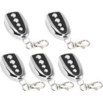 Rhg lot de 5 / 10 ouvre - porte de garage �lectrique � t�l�commande, 433 mhz pour clonage de portail, ...