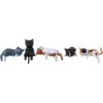 Lot de 5 accessoires d'intérieur de voiture en forme de chat mignon, décoration miniature, ornements ... Lot de 5 accessoires d'intérieur de voiture en forme de chat mignon, décoration miniature, ornements ...