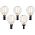 Luedd - lot de 5 ampoule led e14 à intensité variable p45 transparentes 3w 250 lm 2700k Luedd - lot de 5 ampoule led e14 à intensité variable p45 transparentes 3w 250 lm 2700k