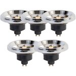 Luedd - lot de 5 ampoule led gu10 à intensité variable 3 niveaux dim - to - warm ar111 11w 620lm 2000 ... Luedd - lot de 5 ampoule led gu10 à intensité variable 3 niveaux dim - to - warm ar111 11w 620lm 2000 ...