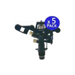 Arroseur agricole r�glable 3 / 4  lot de 5 arroseurs, port�e de 12 � 19 m arroseur de jardin sectoriel ...