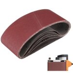 Lot de 5 bandes abrasives de 100 mm x 915 mm, grain 150 en oxyde d'aluminium - pour le travail du bois, ... Lot de 5 bandes abrasives de 100 mm x 915 mm, grain 150 en oxyde d'aluminium - pour le travail du bois, ...