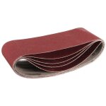 Lot de 5 bandes abrasives de 100 mm x 915 mm, grain 240 en oxyde d'aluminium - pour le travail du bois, ... Lot de 5 bandes abrasives de 100 mm x 915 mm, grain 240 en oxyde d'aluminium - pour le travail du bois, ...
