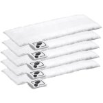 Lot de 5 bonnettes microfibre pour karcher easy fix sc2 sc3 sc4 sc5, lingettes remplacement pour nettoyeurs ...
