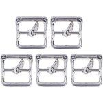 Lot de 5 boucles de ceinture simples, �l�gantes et faciles � installer, en m�tal, de 25 mm, id�ales pour ...