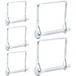 Lot de 5 broches de prise de force carr�es robustes de 6 x 70 mm pour remorque, agriculture