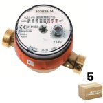 Sferaco - lot de 5 compteurs divisionnaires eau chaude pr - quip tlrelevage - cartement 110 mm ...