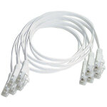 Michaud - lot de 5 cordons plats rj45 ftp lg 0, 2 m q165