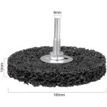 Lot de 5 disques abrasifs csd 100mm nettoyage et retrait peinture, soudure, rouille pour meuleuse